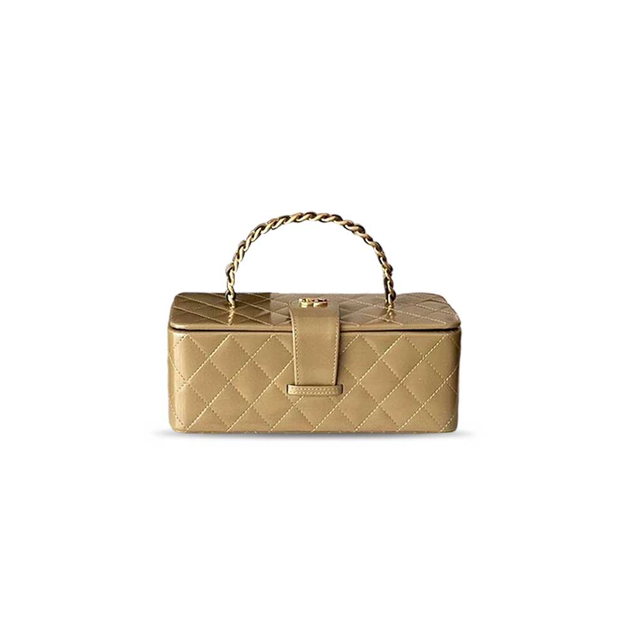 Ch**el quilted leather vanity a2226 (22*10*8.5cm)